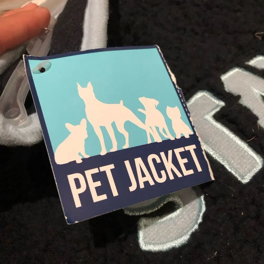 NEW Pet Black Fleece Vest with 'Stay Cozy' Text Size L For Dogs
